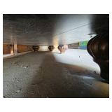 Fancy Lillian August Hardwood cabinet with Black Marble Top