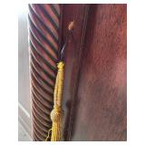 Fancy Lillian August Hardwood cabinet with Black Marble Top