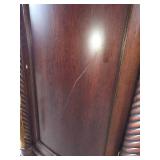 Fancy Lillian August Hardwood cabinet with Black Marble Top