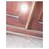 Fancy Lillian August Hardwood cabinet with Black Marble Top