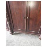 Fancy Lillian August Hardwood cabinet with Black Marble Top