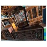 Ornate Carved-Wood dresser set