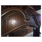 Ornate Carved-Wood dresser set