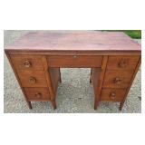 Antique wooden desk