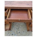 Antique wooden desk