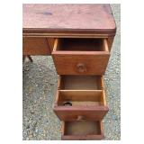 Antique wooden desk