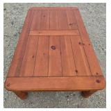 Hardwood coffee table
