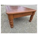Hardwood coffee table