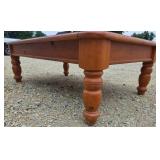 Hardwood coffee table