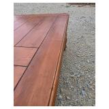 Hardwood coffee table