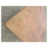 MCM Walnut and cane end table