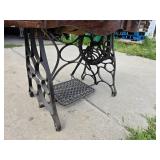 (WORKING) New Ideal Antique sewing table