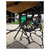 (WORKING) New Ideal Antique sewing table