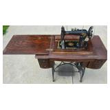 (WORKING) New Ideal Antique sewing table