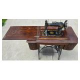 (WORKING) New Ideal Antique sewing table