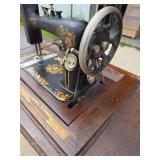 (WORKING) New Ideal Antique sewing table
