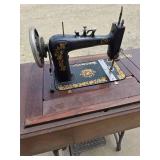 (WORKING) New Ideal Antique sewing table