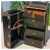 Vintage C.N.S Steamer Trunk