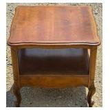 Wooden 2-Teir end table