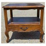 Wooden 2-Teir end table