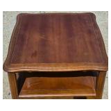 Wooden 2-Teir end table