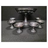 Sheffield metal Ice Cream Bowl Set