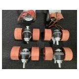 Vintage MARVEL Roller Skates with extra wheels.