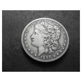 1892 S Morgan Silver Dollar