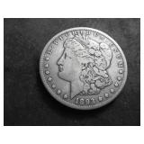 1893 CC Morgan Silver Dollar