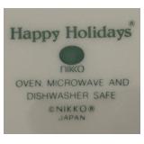 Happy Holidays Festive Dinnerware by Nikko China
