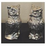 Vintage Owl Motif Salt and Pepper Shakers