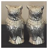 Vintage Owl Motif Salt and Pepper Shakers
