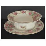 Carl Tielsch of Germany Dish with Under Plate