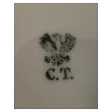 Carl Tielsch of Germany Dish with Under Plate