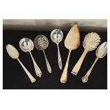 Variety of Vintage Silver Plated Serving Utensils by Baroness, Rogers Bros, Community Plate, Gorham and More!