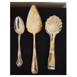 Variety of Vintage Silver Plated Serving Utensils by Baroness, Rogers Bros, Community Plate, Gorham and More!