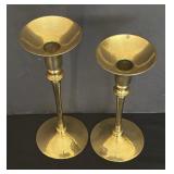 Beautiful Vintage Brass Candle Holders
