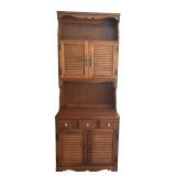 Charming Vintage Sprague Carlton Hutch Cabinet
