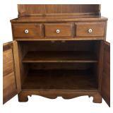 Charming Vintage Sprague Carlton Hutch Cabinet