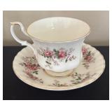 Four Fancy Teacups with Saucers by Royal Standard, Rosina, Royal Albert and More