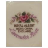 Four Fancy Teacups with Saucers by Royal Standard, Rosina, Royal Albert and More