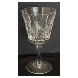 Set of Six Waterford Lismore Claret Wine Glasses