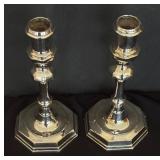Stunning Silver Plated Candle Holders