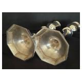 Stunning Silver Plated Candle Holders