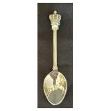 Vintage Sterling Silver Norwegian Spoons and Silver Plated Swedish Spoon