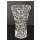 Two Lenox Crystal Starburst / Pinwheel Crystal Bud Vases