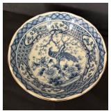 Collection of Asian Style Plate, Bowls and Spoon