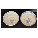 Collection of Asian Style Plate, Bowls and Spoon