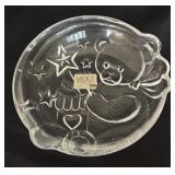 Mikasa Dish, Festive Lotus Plate, Department 56 Santa Hat Dish and Golden Candle Holder