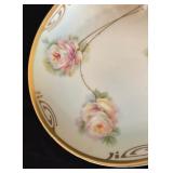 Four Vintage Floral Royal Munich Hand Painted Porcelain Plates